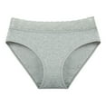 thumbnail image 1 of Sngxgn Womens Underwear Seamless Lace Underwear Full Coverage Panties(Grey,S), 1 of 2