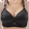 thumbnail image 1 of Sngxgn Womens Wireless Bra, Comfort Shaping Full Figure Wire-Free Bra(Black,44), 1 of 4