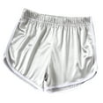 thumbnail image 1 of Sngxgn Womens Yoga Shorts Loose Comfy Drawstring Lounge Shorts with Pockets(Silver,XL), 1 of 5