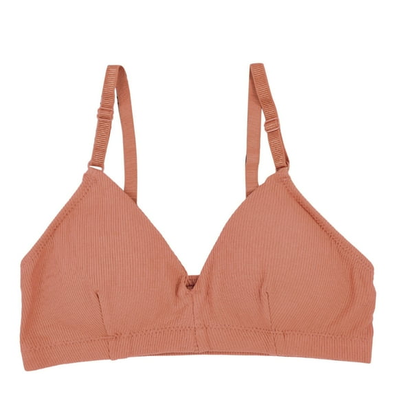 Sngxgn Workout Sports Bras Women Padded Backless Strapy Minimal Crop Top(Orange,One Size)