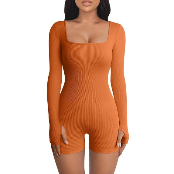 Sngxgn Yoga Set Women Sports Suit Shirt Top Pants Outfit Yoga Workout Clothes Tracksuit(Orange,M)