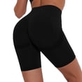 thumbnail image 1 of Sngxgn Yoga Shorts for Women High Waisted Running Workout Gym Shorts Tummy Control(Black,M), 1 of 7
