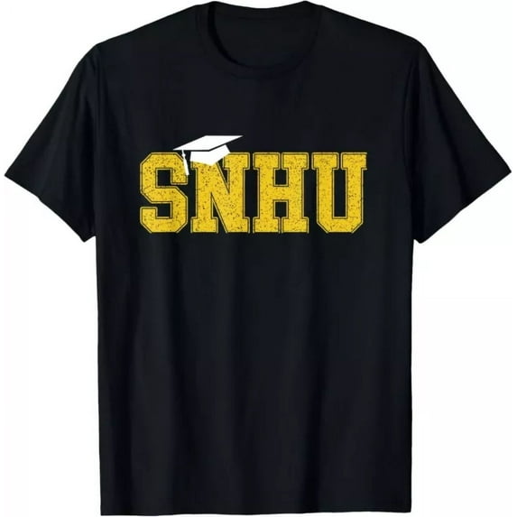 Snhu College Graduation With Hat Vintage T-Shirt Unisex S-5XL Hot Trending Shirt, Vintage Birthday Gift