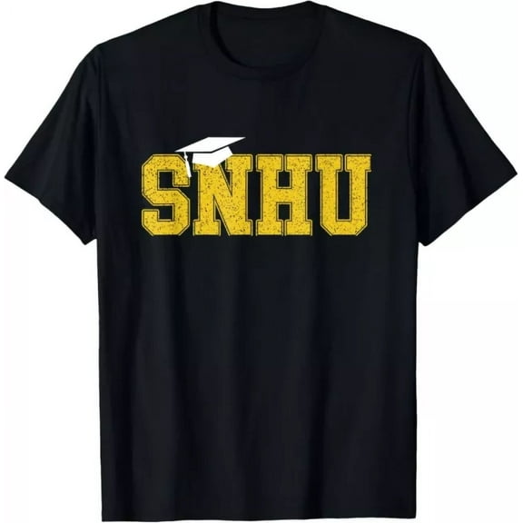 Snhu College Graduation With Hat Vintage T-Shirt Unisex S-5XL Hot Trending Shirt, Vintage Birthday Gift