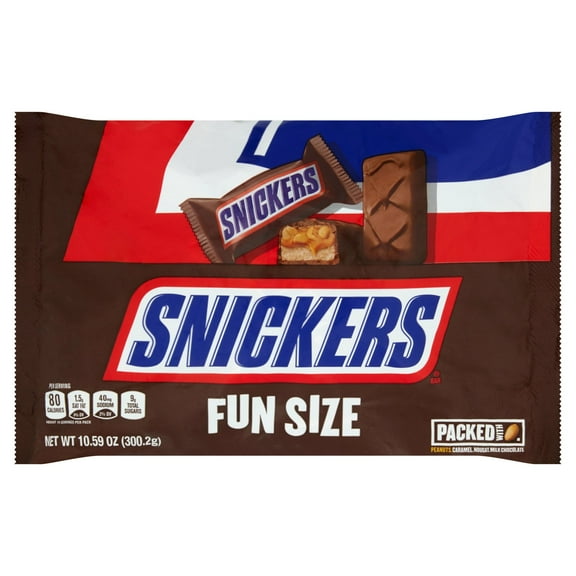 Snickers Candy Bar Fun Size - 10.59 Oz Package May Vary