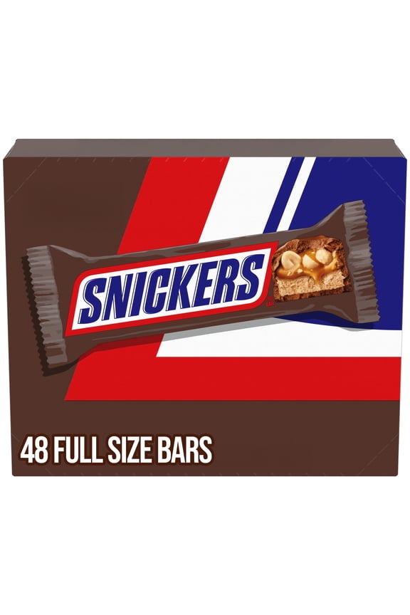 Full Size Bulk Chocolate Candy Bars - 1.86 oz Bar - 48 ct Box