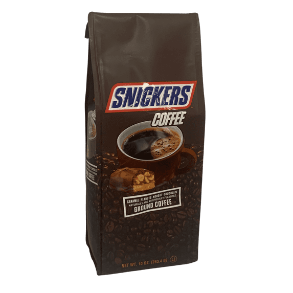 Snickers Caramel Peanut Nougat & Chocolate Flavored Ground Coffee - 10 oz