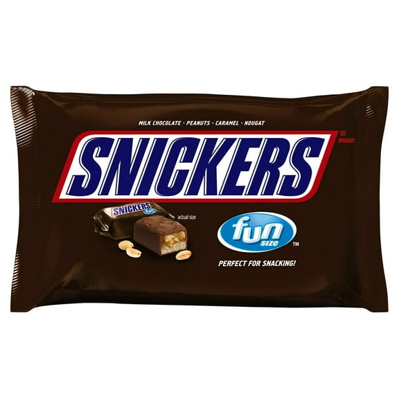 Snickers Chocolate Candy Bars Fun Size, 1.18 oz