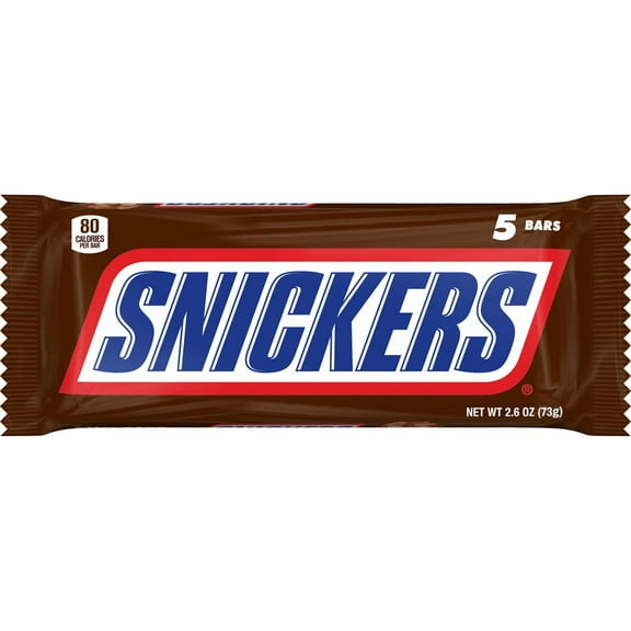 Snickers Chocolate Fun Size Candy Bars - 5 pk