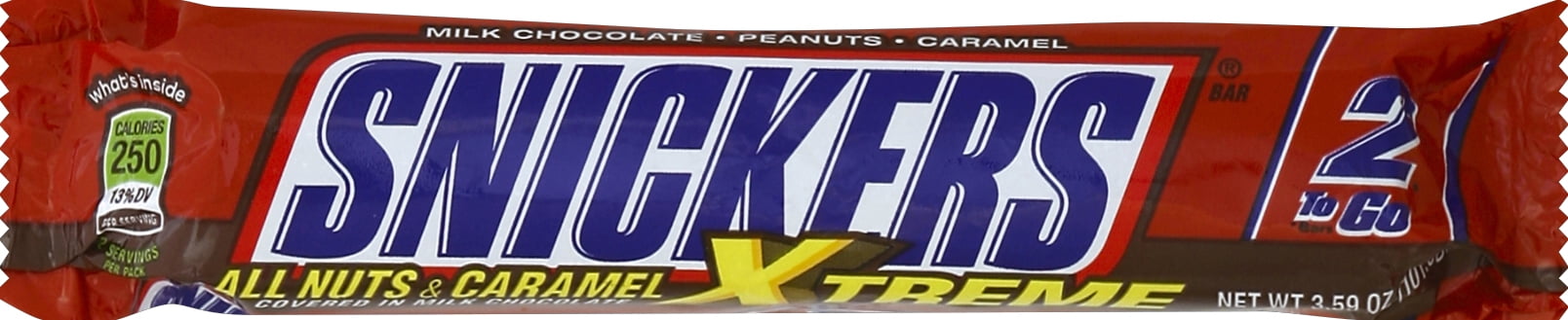 Snickers, Extreme All Nuts & Caramel, 3.59 Oz