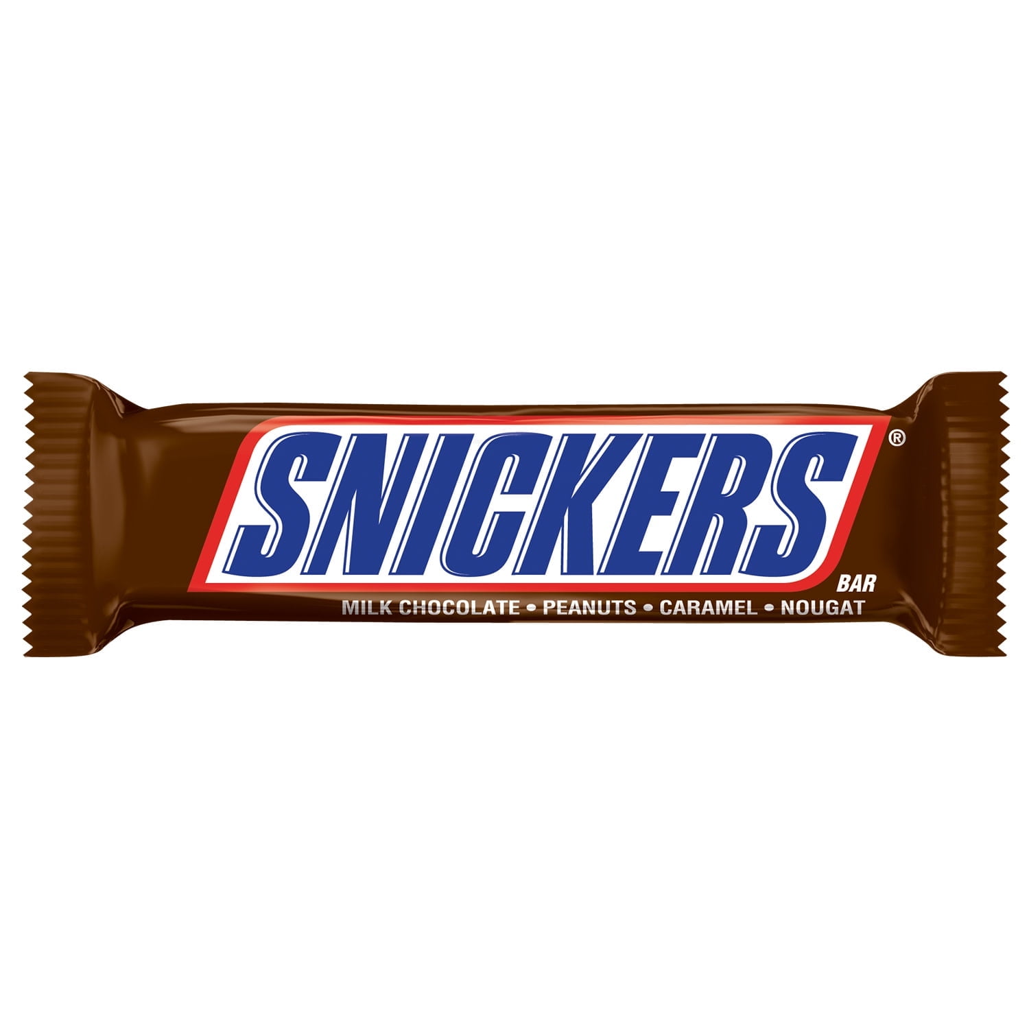 Snickers Full Size Candy Chocolate Bar - 1.86 oz Ba(pack of 2 ...