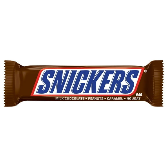 Snickers Full Size Candy Chocolate Bar - 1.86 oz Ba(pack of 6)