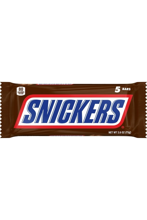 Fun Size Chocolate Candy Bars - 2.6 oz (5 pack)