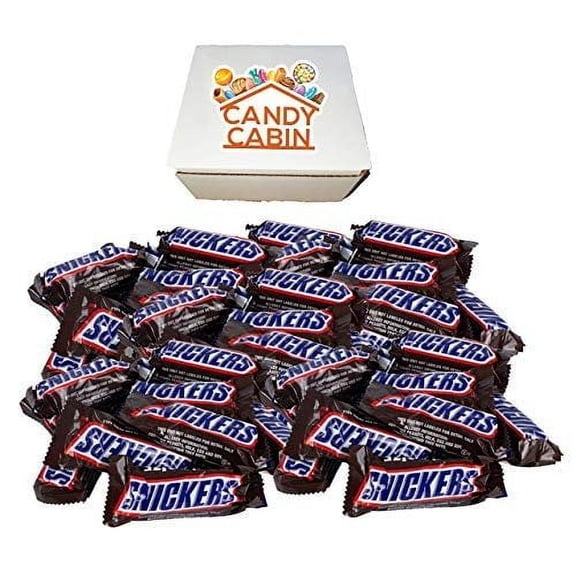 Snickers Fun Size Candy Bars, Bulk Pack by CANDY CABIN 4 Lb