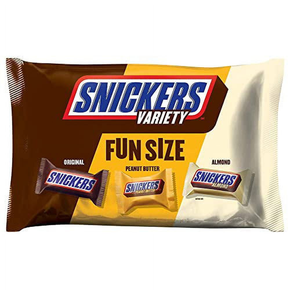 Snickers Minis Chocolate, Original/Peanut Butter/Almond, Variety, Chewing  Gum