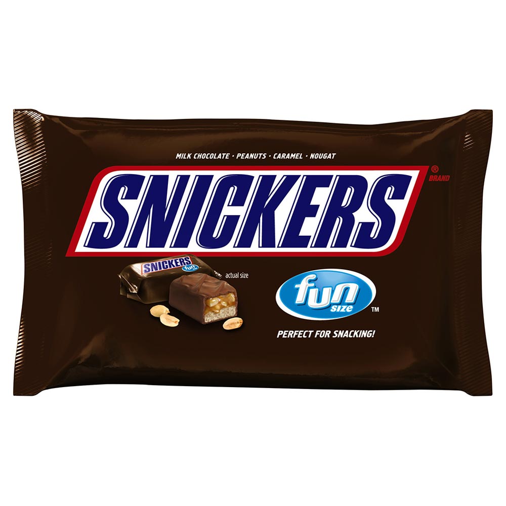 Snickers Fun Size Chocolate Candy Bars, 1.18 Oz. - image 1 of 8