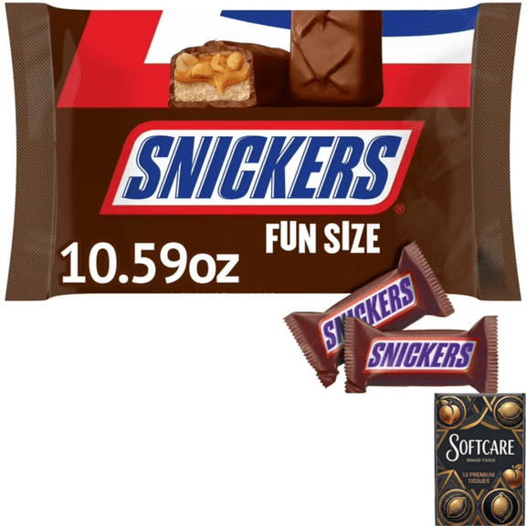 Snickers Fun Size Chocolate Candy Bars - 10.59 oz