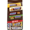 thumbnail image 1 of Snickers Fun Size Chocolate Halloween Candy Variety Assortment - 35 Ct Bulk Bag, 1 of 10