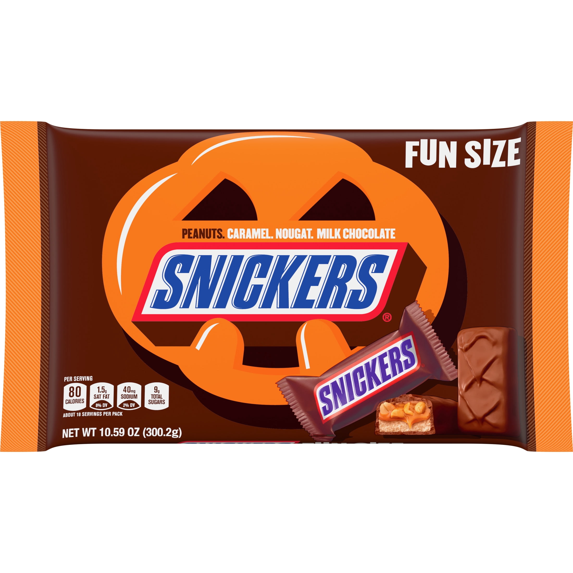 SNICKERS Candy Bars for Office Breakroom Kitchen Snacks - Walmart