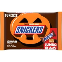 Snickers Fun Size Halloween Chocolate Candy Bars, 18.71 oz Bag