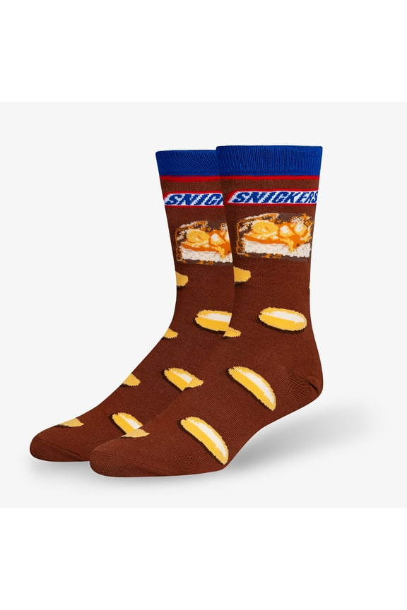 Snickers Hungry Brown Men's Crew Socks