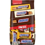 Snickers Fun Size Football Chocolate Bars Variety Pack, Party Size, 24.02 oz Candy Bag