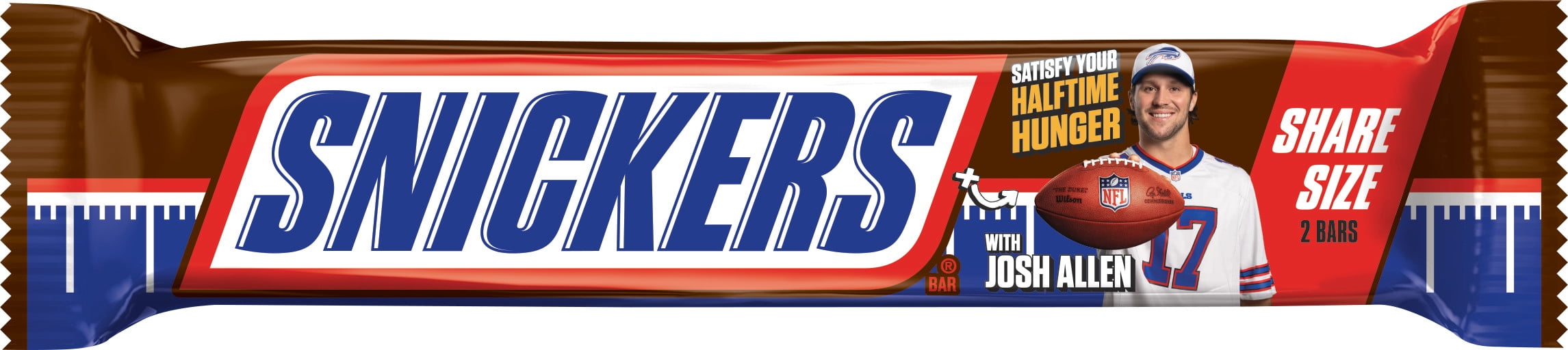 Snickers Milk Chocolate Candy Bars, Share Size - 3.29 oz