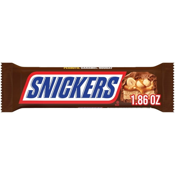 Snickers Milk Chocolate College Basketball Candy Bar - 1.86 oz - Pack of 2