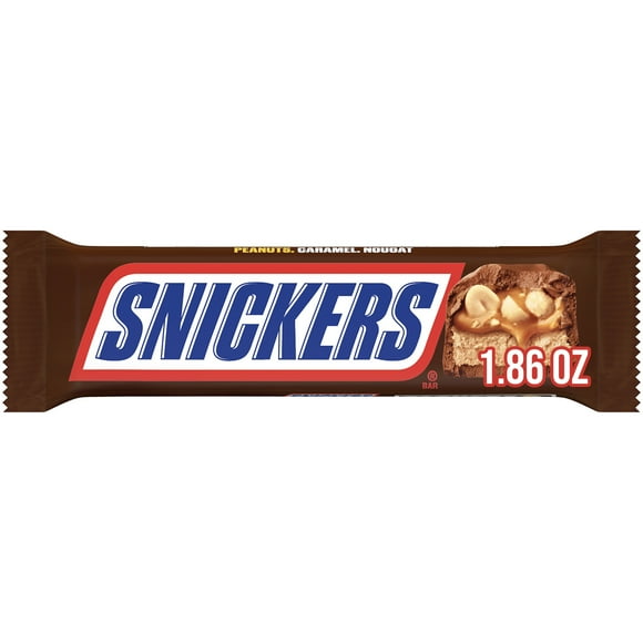 Snickers Milk Chocolate Single Size Bar, 1.86 oz