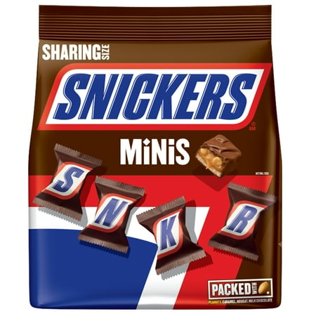 Snickers Mini Size Milk Chocolate Candy Bars - 9.7 oz Bag