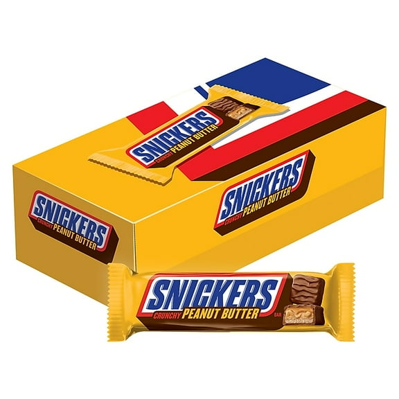 Snickers Peanut Butter Squared Chocolate Candy Bars, 1.78 oz, 18ct Pack of 2
