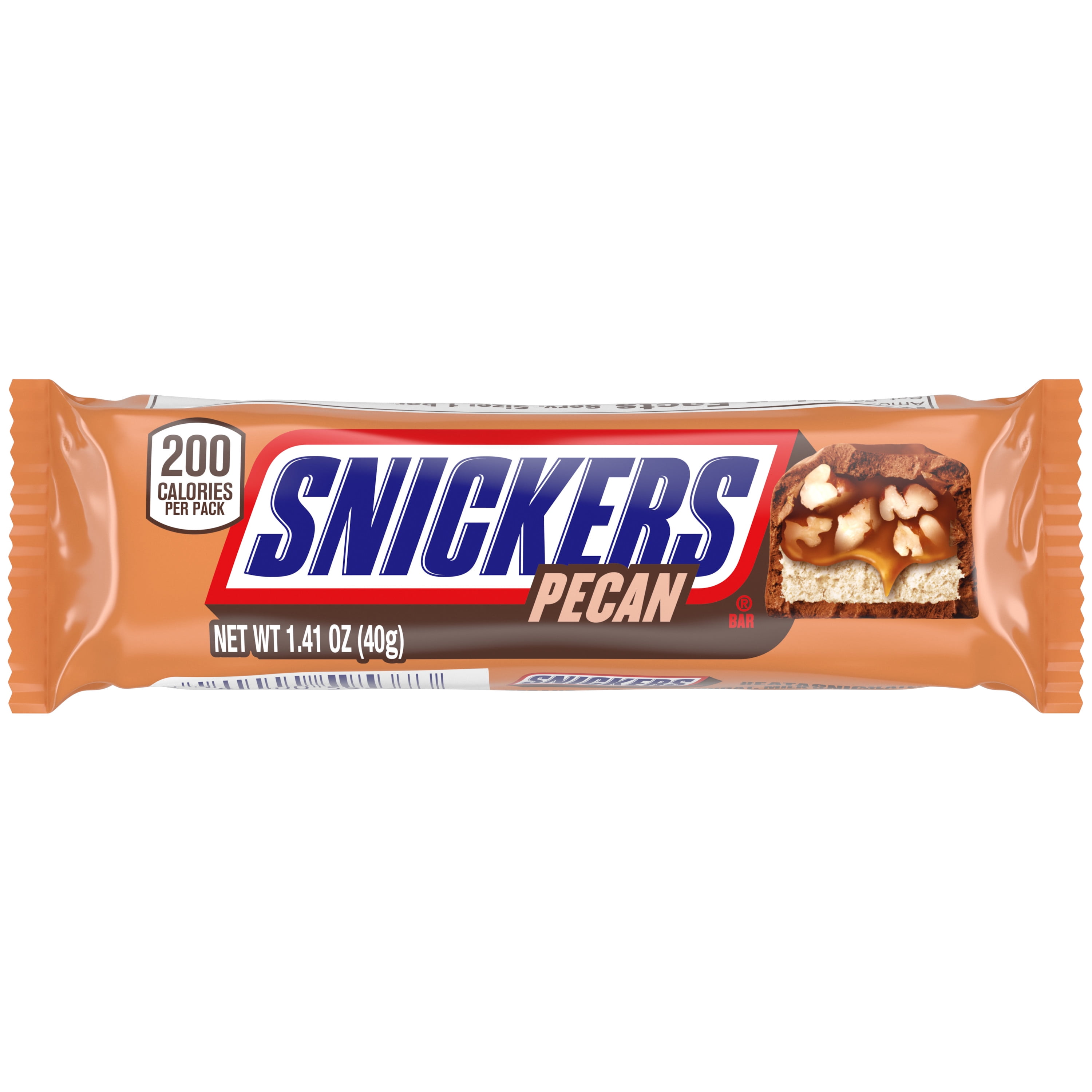 Snickers Pecan Milk Chocolate Candy, Bar 1.41 oz