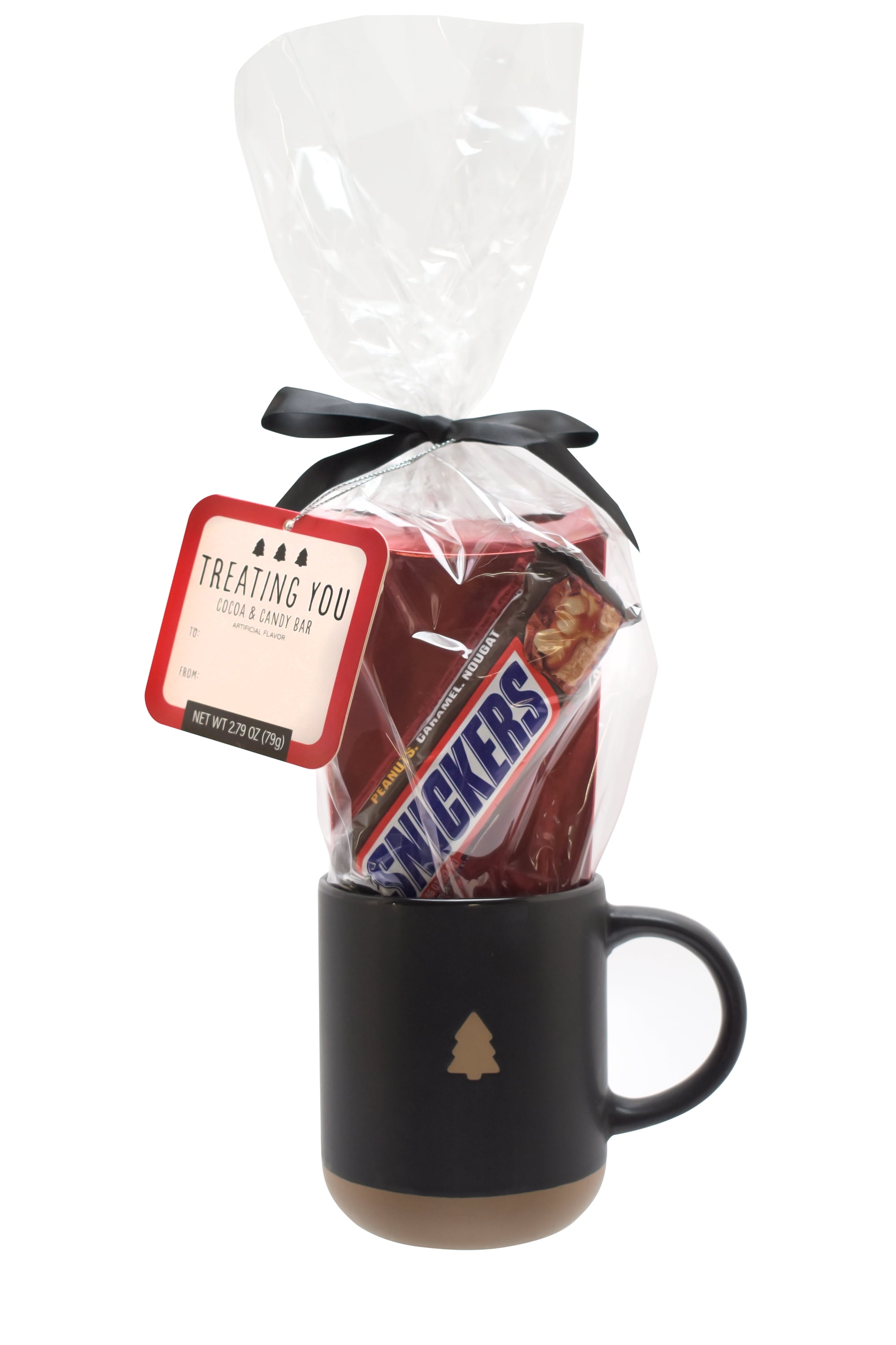 Snickers Candy Bar and Cocoa Treating You Mug Holiday Gift Set, 2.79oz