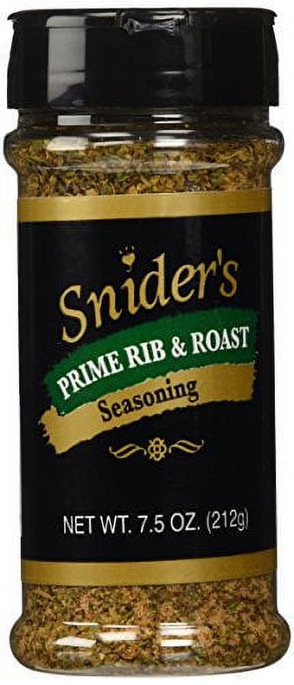 Snider's Prime Rib & Roast Seasoning, 7.5 oz (212g)