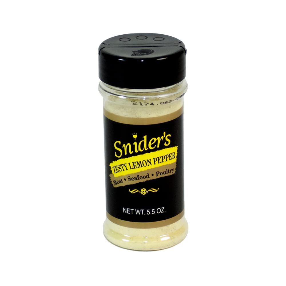 Snider's Zesty Lemon Pepper Seasoning, 5 oz