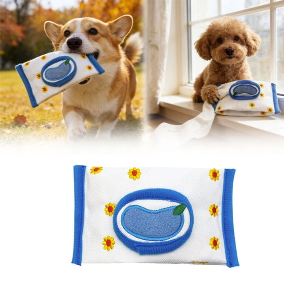 Sniffing Tissue Cloth Interactive Puzzle Game foraging Snuffle for Outdoor Home Living Room Play Training Puppy Medium Large Breeds