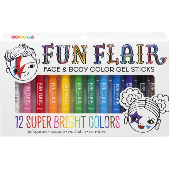 Snifty Fun Flair Face & Body Color Gel Sticks