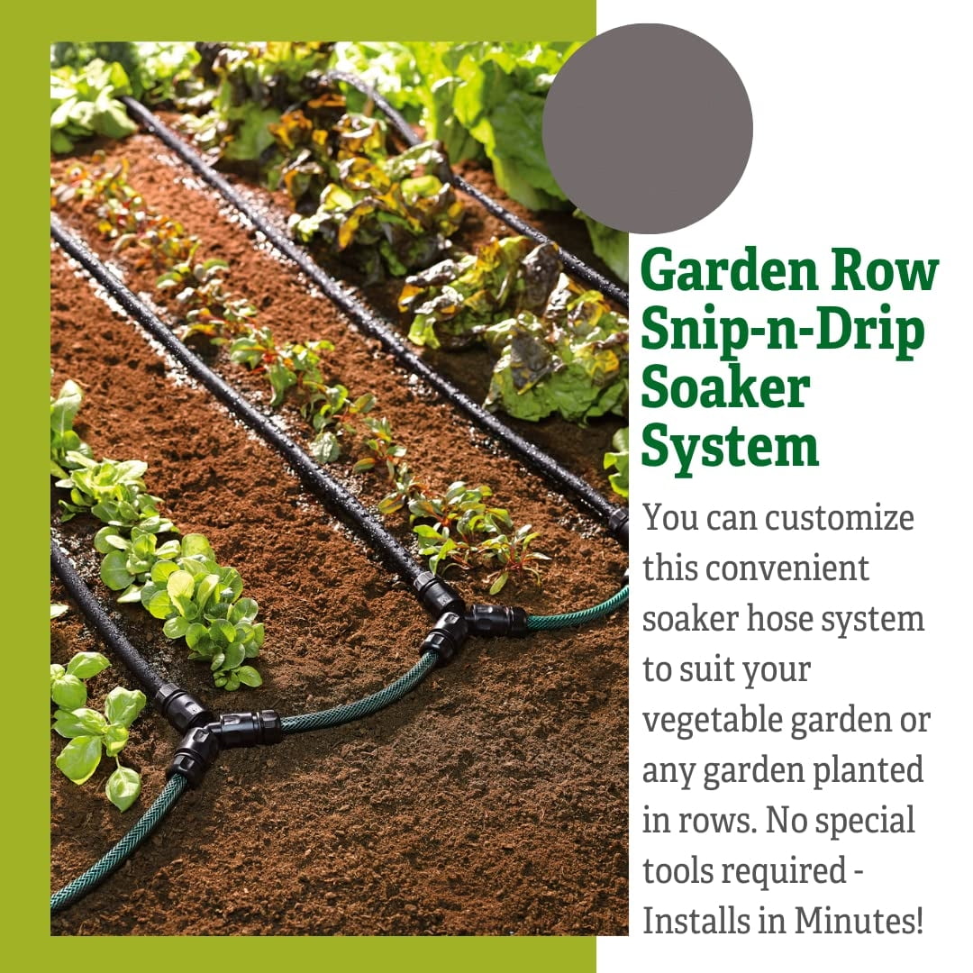 SnipnDrip Irrigation Kit Outdoor Raised Garden Bed Sprinklers for