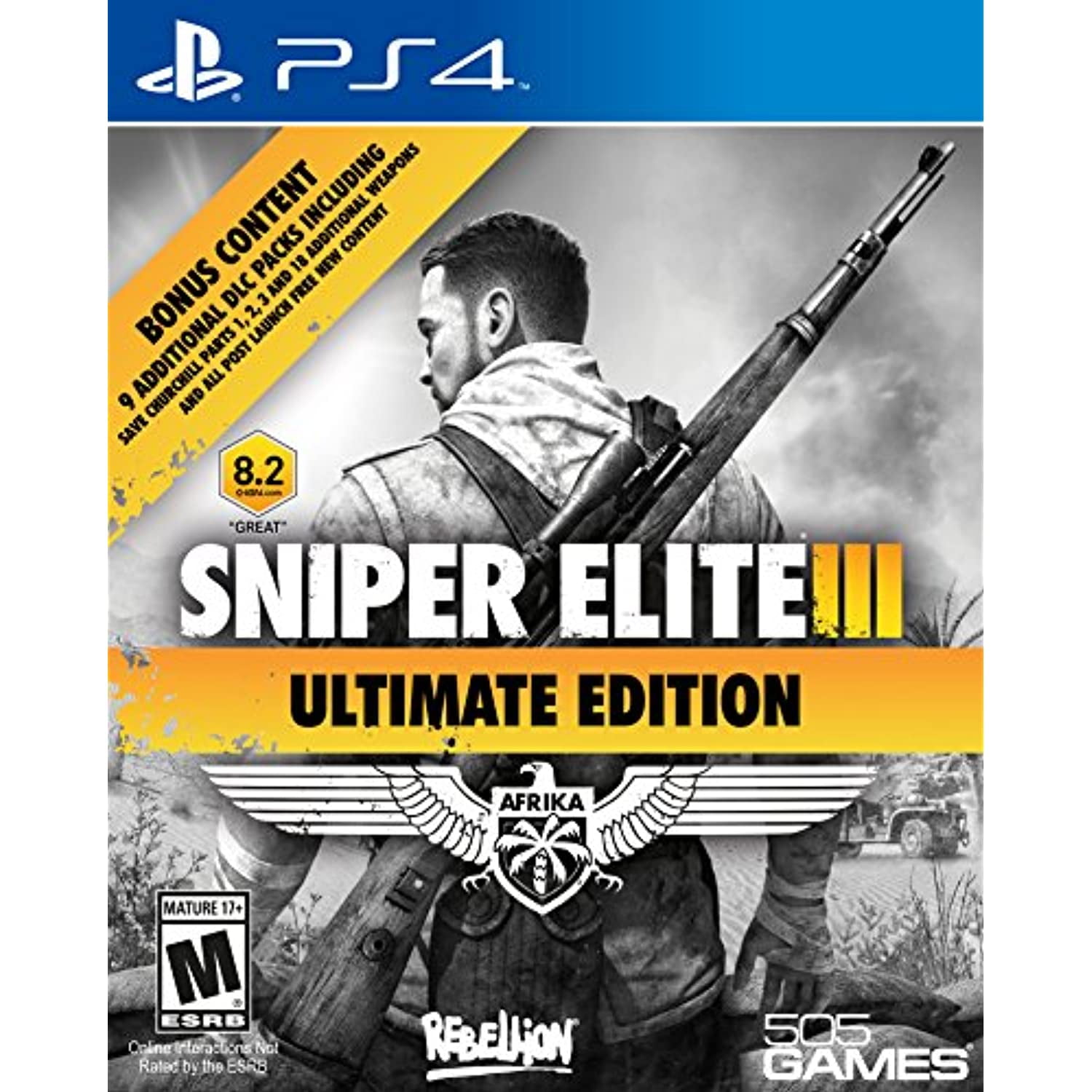 Sniper Elite III Ultimate Edition, 505 Games, PlayStation 4, 812872018447