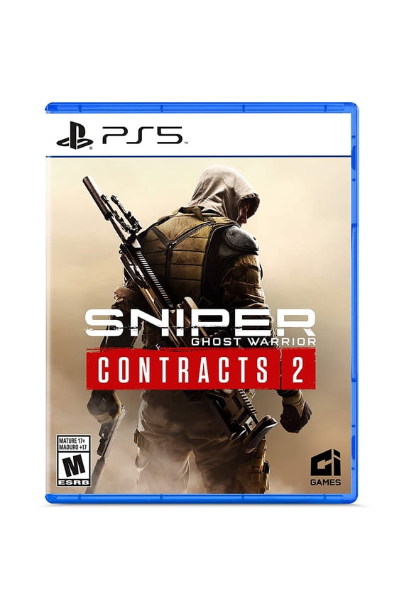 Sniper Ghost Contracts 2 Physical Video Games, PlayStation 5