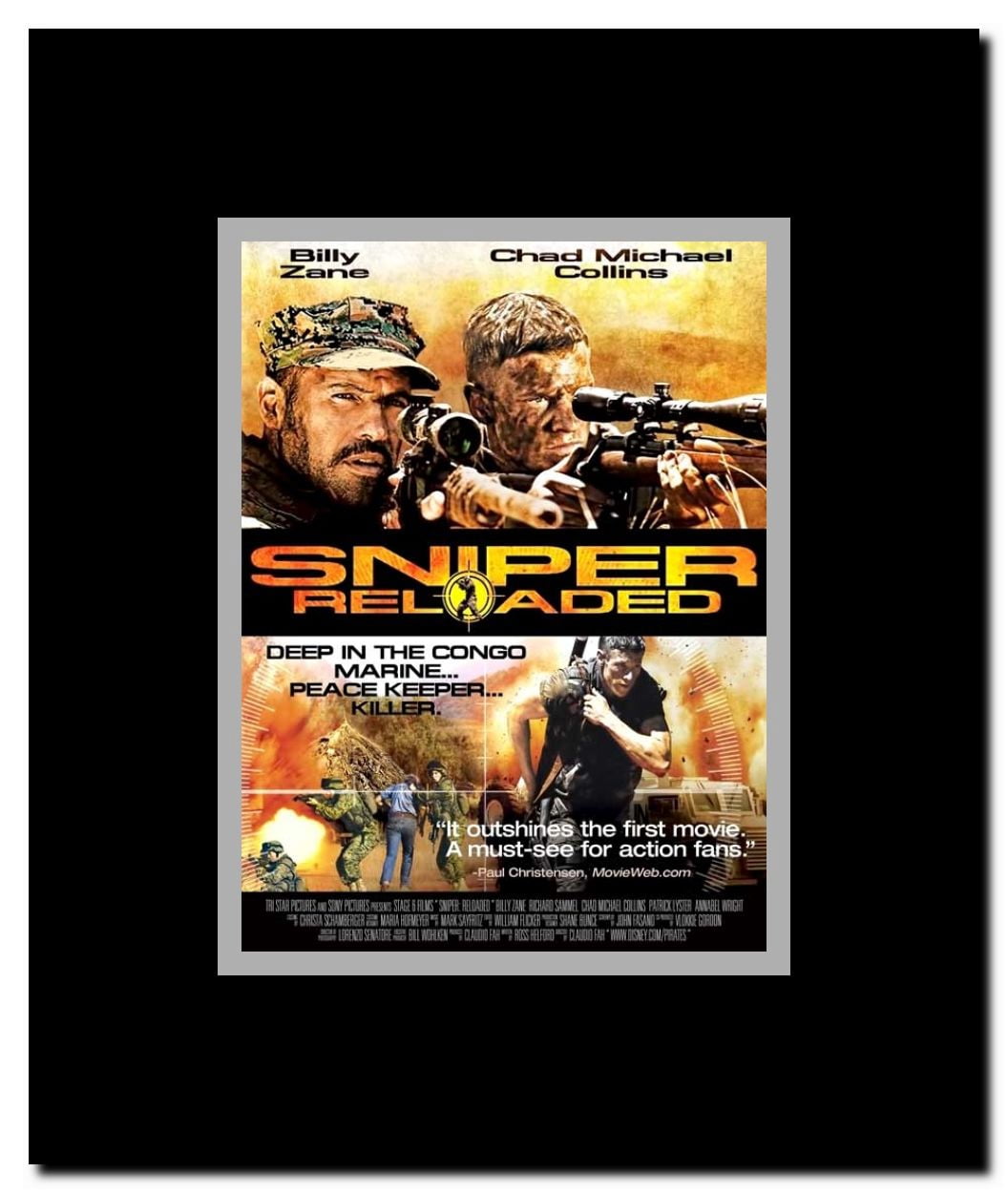 Sniper: Reloaded Framed Movie Poster