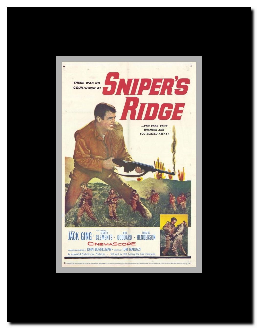 Snipers Ridge Framed Movie Poster