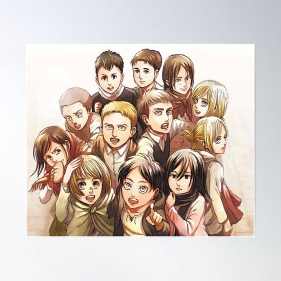 Snk Draw Poster Wall Art, Modern Wall Decor For Living Room Bedroom, 8x12 UNFRAMED