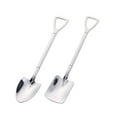 thumbnail image 1 of Snmubt 2PCS Stainless Steel Long Handle Spoon Shovel Spoon Dessert Coffee Spoon (Silver), 1 of 5