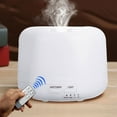 thumbnail image 1 of Snmubt 500Ml Oil Diffuser With Remote Control 5 In 1 Aromatherapy Fragrant Oil Humidifier Vaporizer Timer And Auto-Off (White), 1 of 9