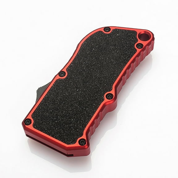 Snmubt Aerospace Aluminium Sandpaper Face Knife Handle Paper Cutter (Red)
