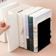 thumbnail image 1 of Snmubt Bookstand Large Bookshelf Book Support Student Bookshelf Desktop Storage Baffle Desk Top Bookshelf Bookshelf (Black), 1 of 6