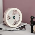 thumbnail image 1 of Snmubt Camping Fan With Led Light Rechargeable Battery Fan 1200Mah Powered On Fan Tent Fans With Hook 3 Speed Portable Usb Desk Fans For Camping Tent And Home (Pink), 1 of 8