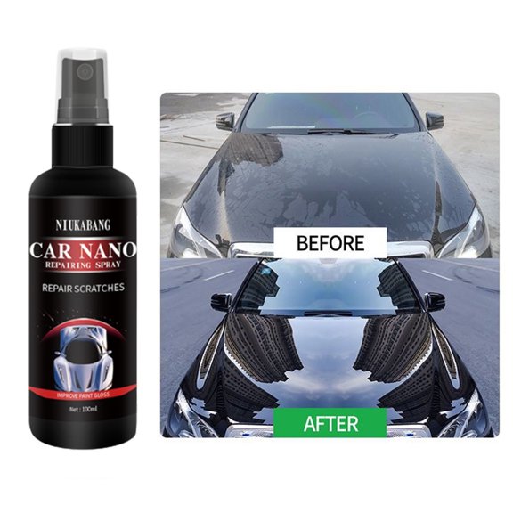 Snmubt Car Nano Coating Spray 100ml, Super Hydrophobic Ceramic Liquid Coating, Paint Protection & Scratch Repair