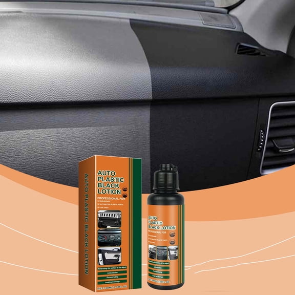 Snmubt Car Plastic Polishing Paste 100ml, Glossy Plastic Refinishing Conditioner for Automotive Trims, Restores Color and Extends Service Life